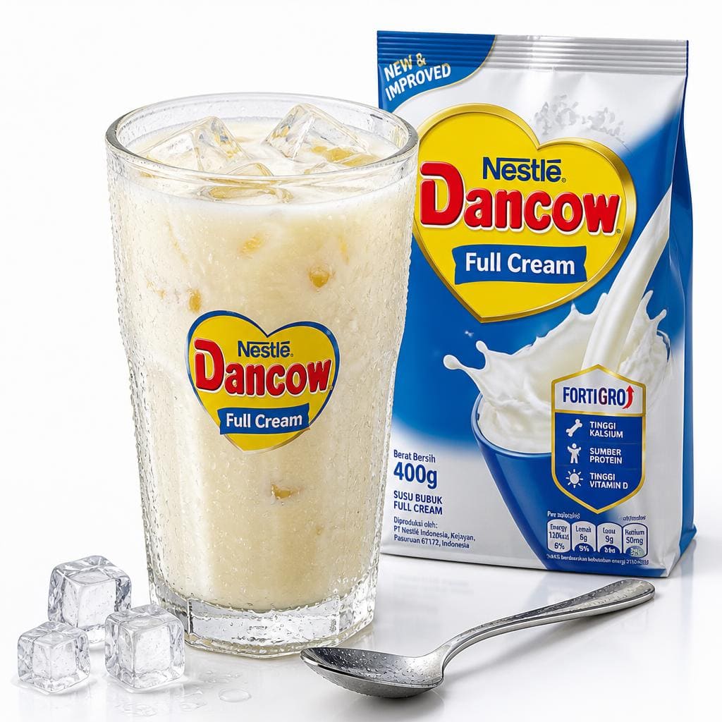 Es Susu Dancow Warkop Fresh pilihan coklat dan putih